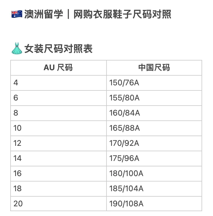 170 84a尺码对照表图片