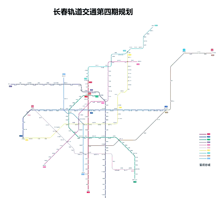 长春轨道交通规划图图片