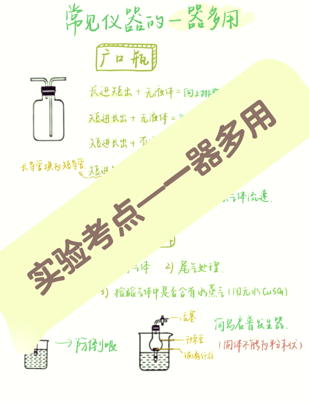 集气瓶和广口瓶的区别图片