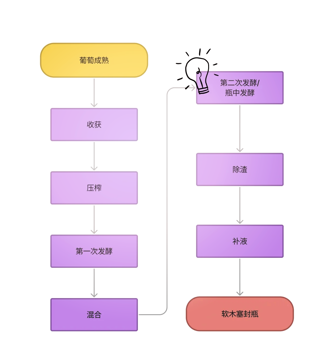 酒吧香槟宝贝工作流程图片