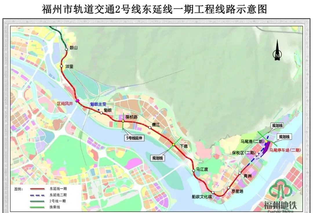 福州地铁2号线延长线图片