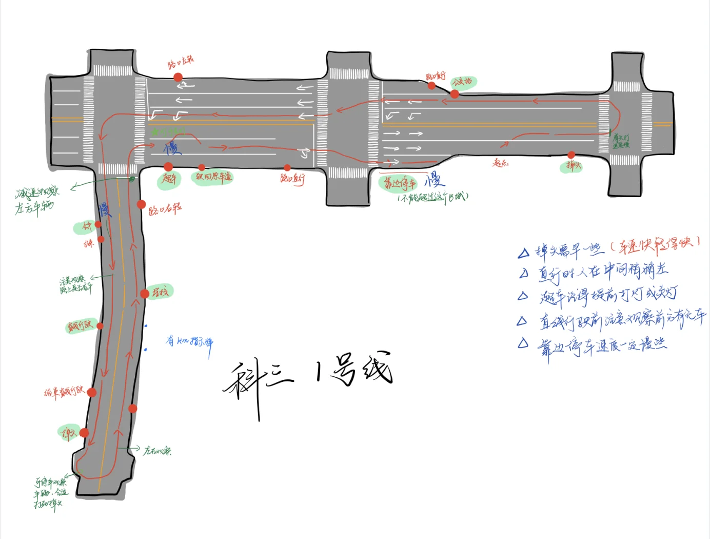 临湘科目三考场线路图图片