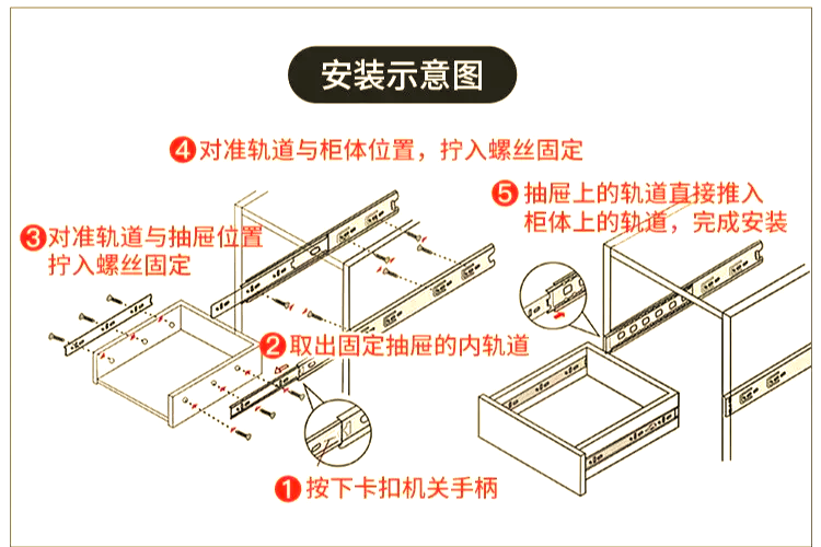 �️抽屉滑轨更换全攻略�️