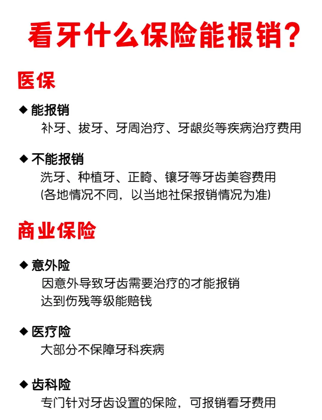 其实,看牙也是有保险可以报销的,而且能帮你省下好几千呢!