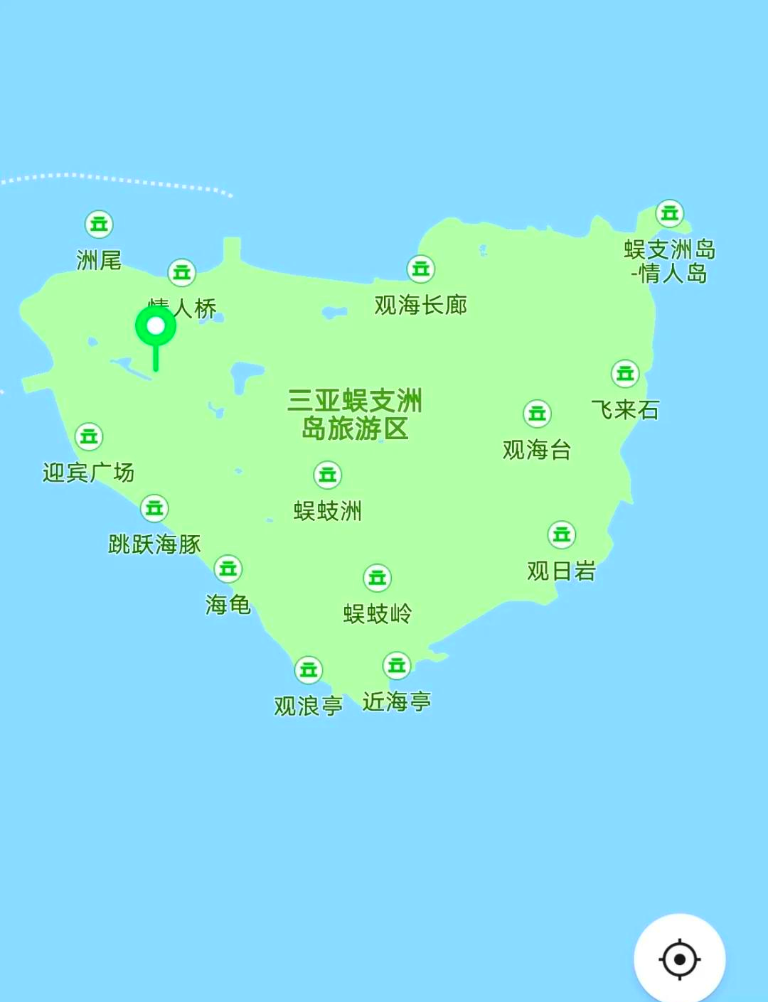 蜈支洲岛旅游景点地图图片