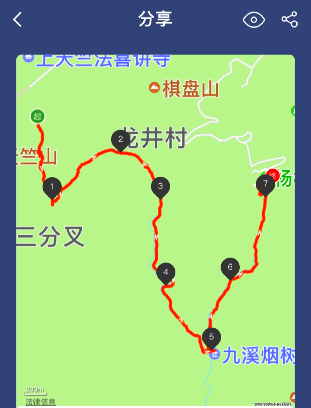 天竺山森林公园地图图片