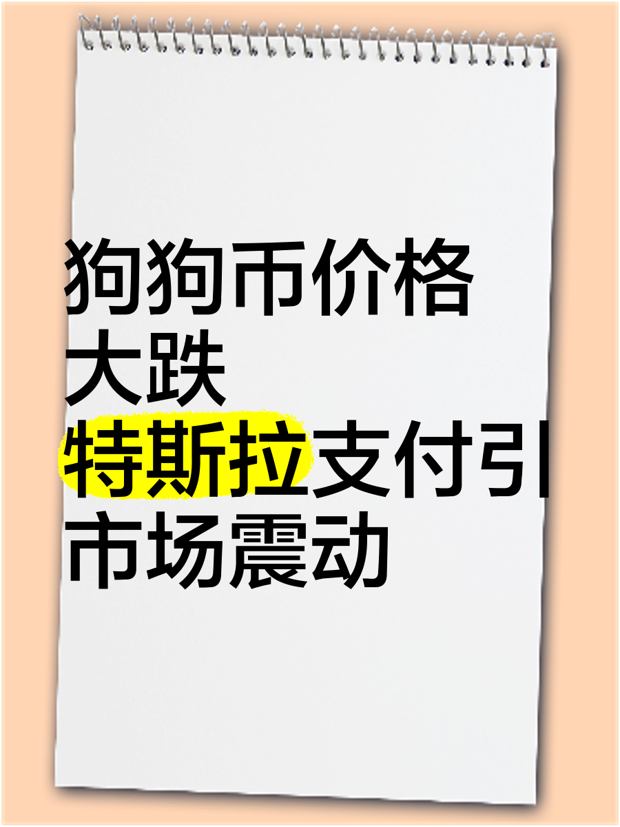 狗狗币特斯拉支付图片