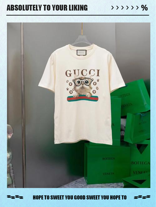 gucci猫咪t恤价格图片