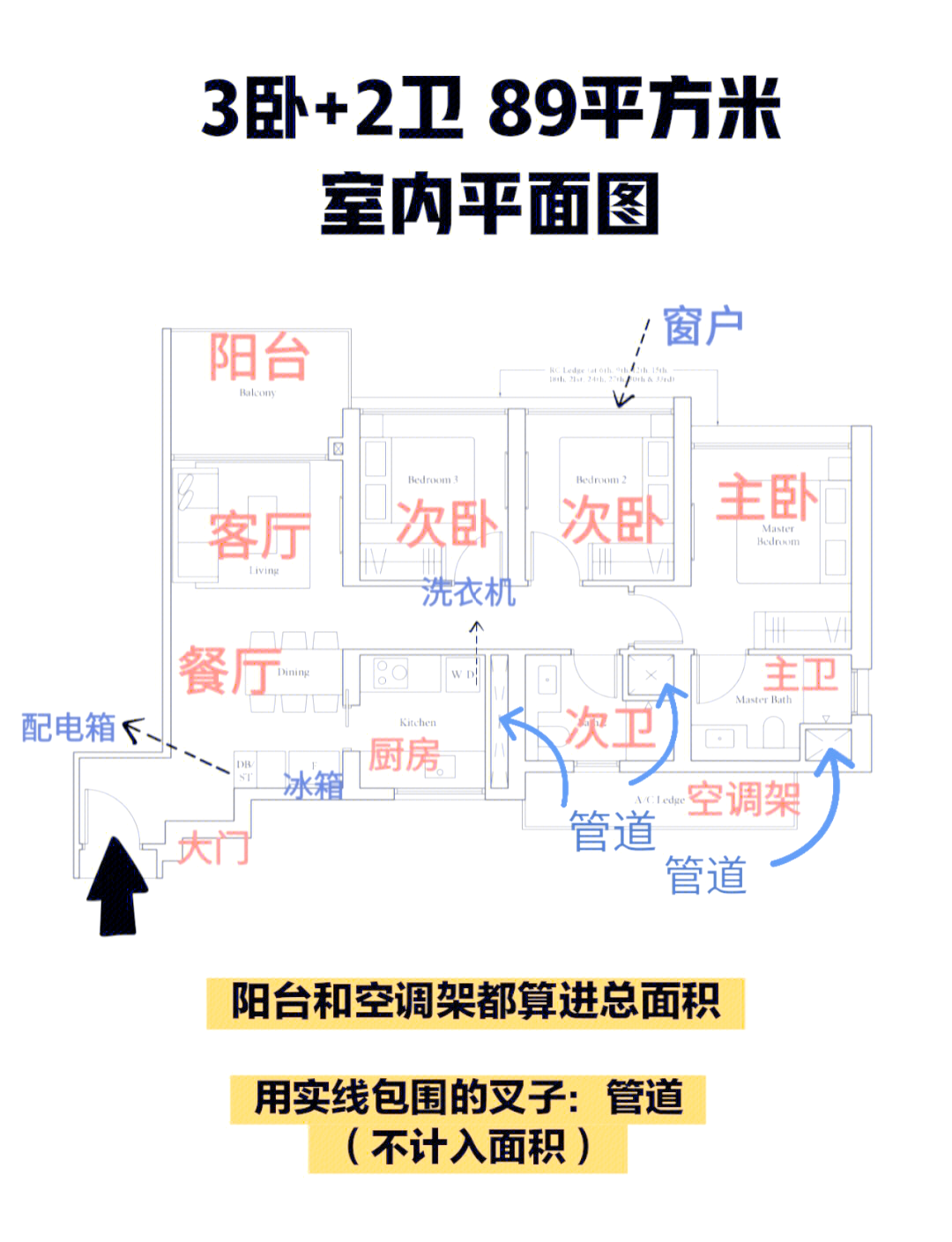 新加坡房子户型图图片