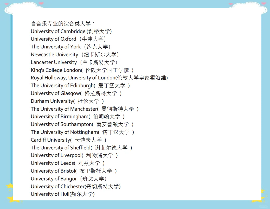 英国音乐留学必看:16所顶尖音乐学院推荐