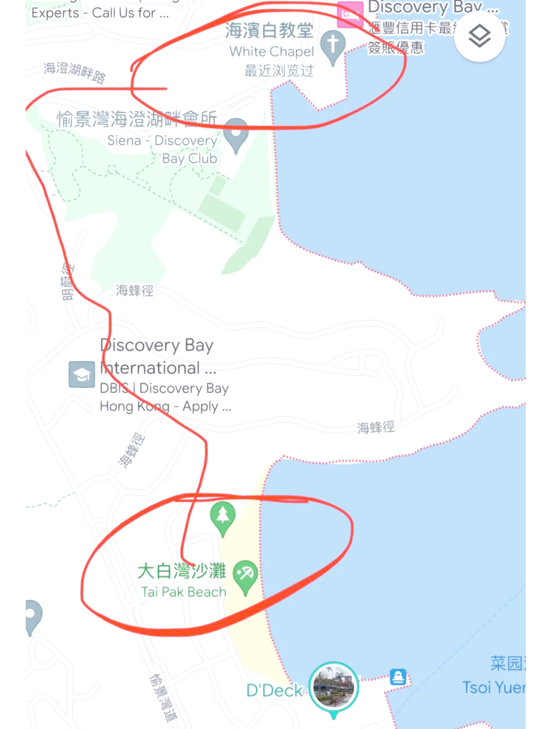 香港愉景湾地图图片