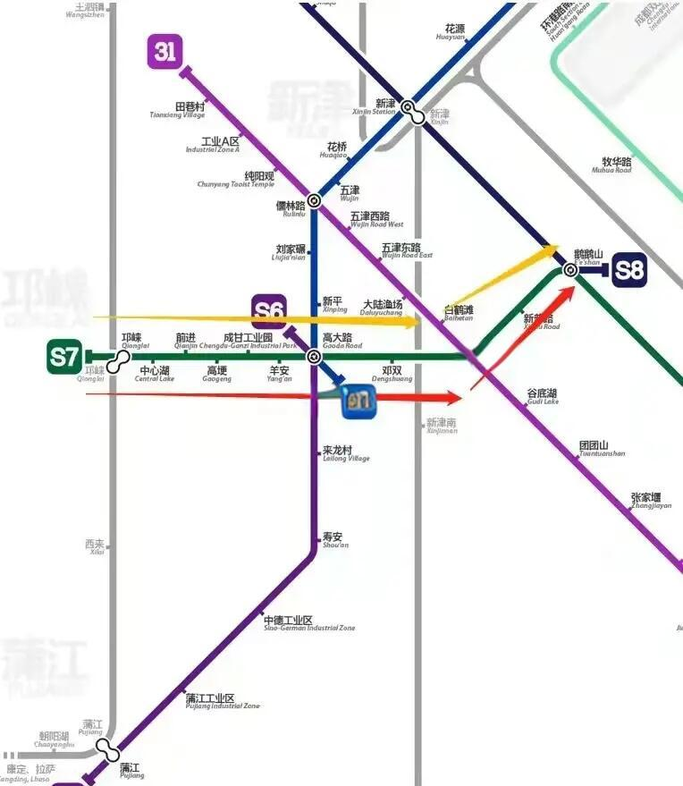 s7号线地铁线路图图片