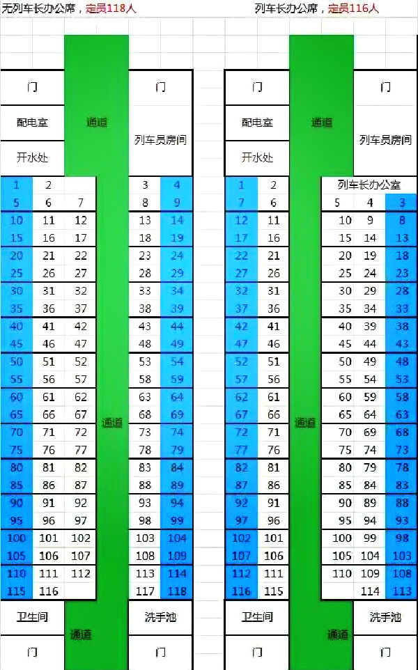 t字开头的火车座位图图片