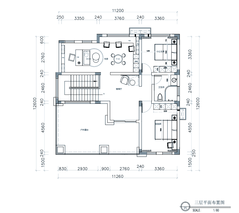 长14米宽12米户型图图片