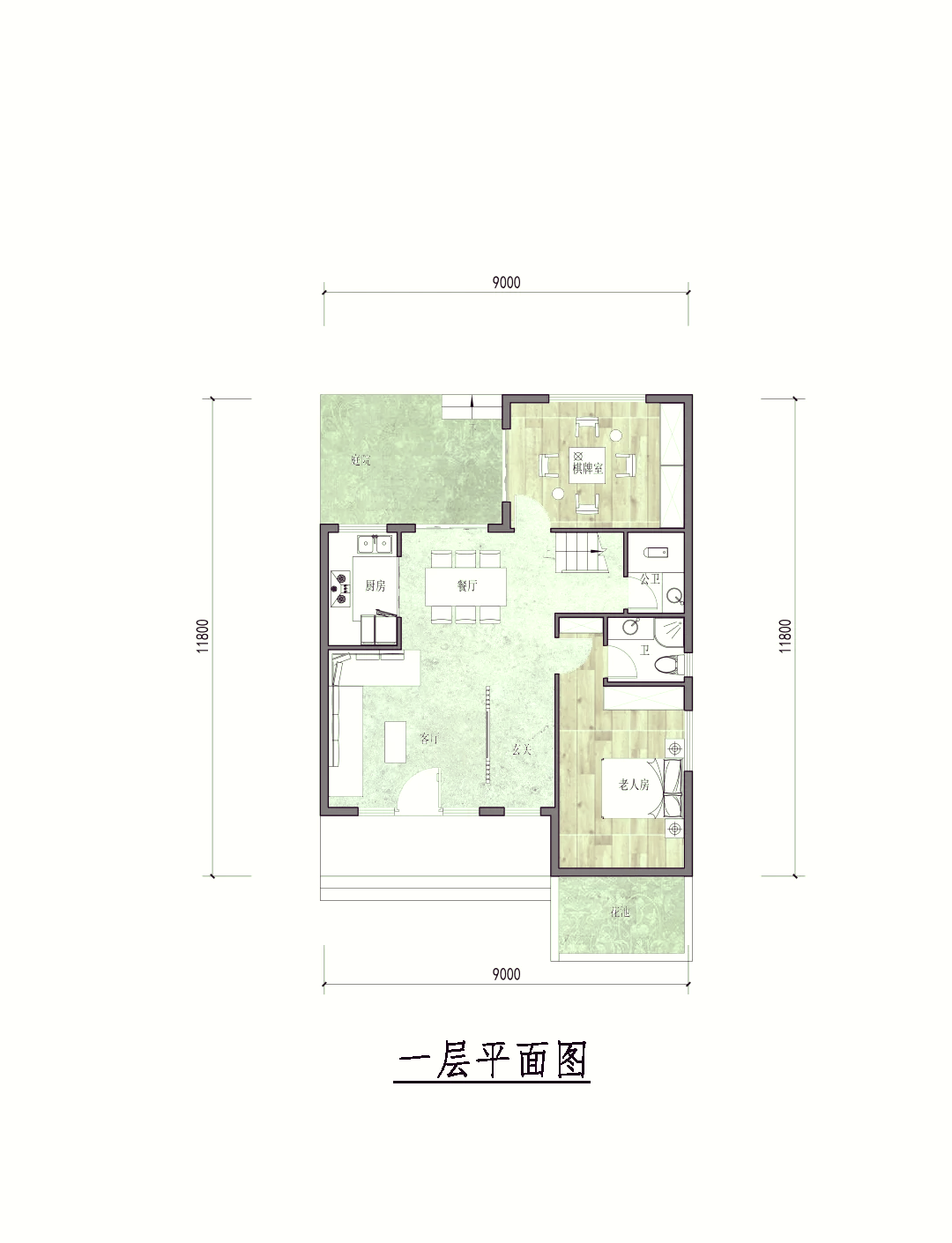 929米宽×12米深现代自建房